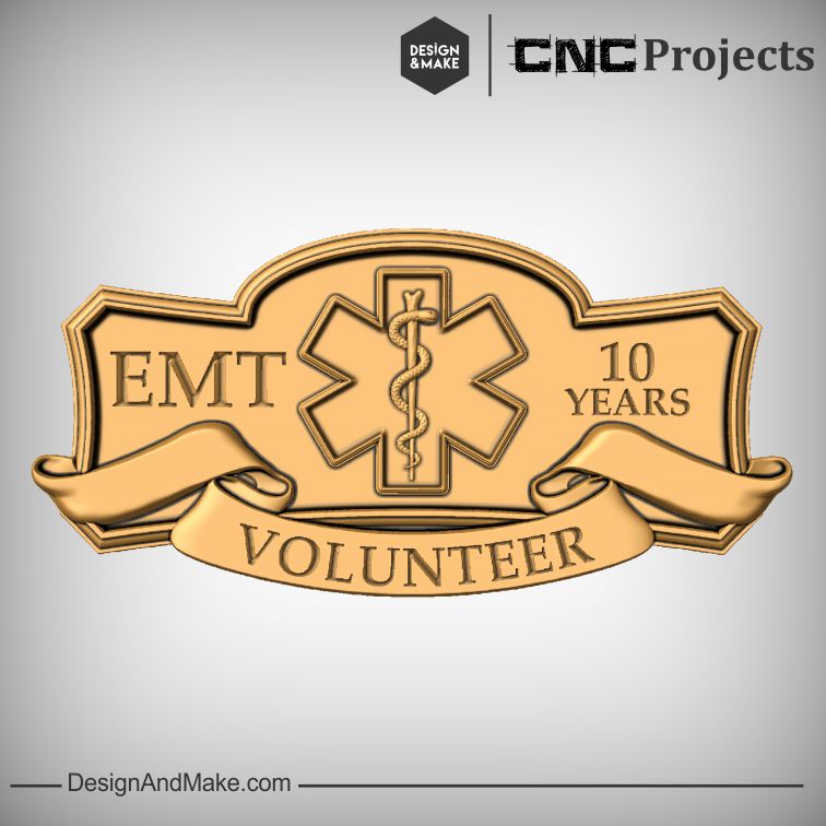 EMT Volunteer Years of Service award